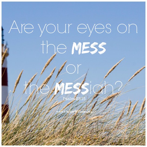 Are Your Eyes on the Mess or the Messiah
