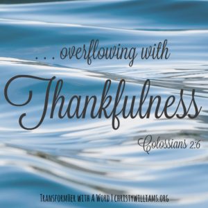 thankfulness